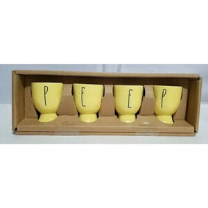 Rae Dunn Magenta Artisan Collection PEEP Egg Cups